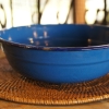 ホーロー  皿　ブルー