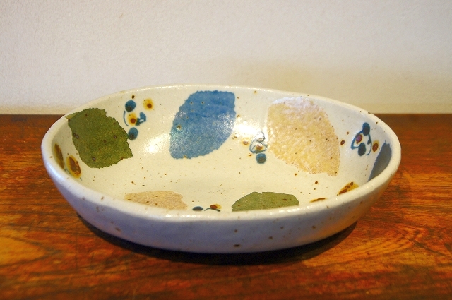　カレー鉢　（木の葉）